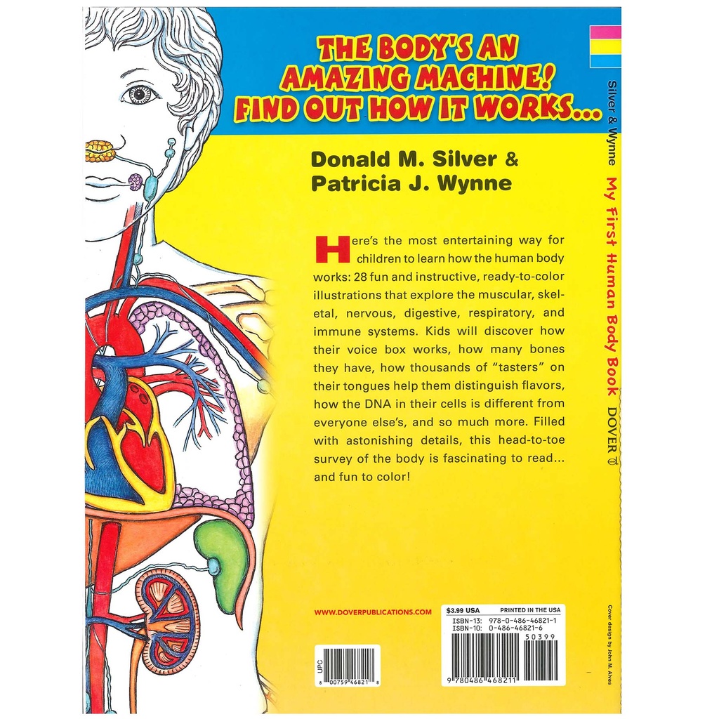 My First Human Body Coloring Book