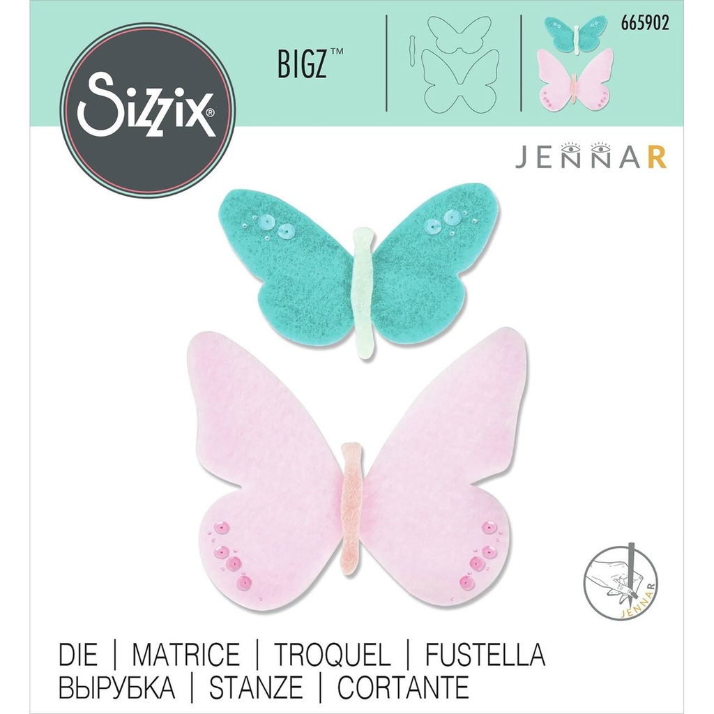 Bigz™ Dies Textile Butterflies