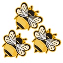 Bees Paper Cut-Outs Pack of 36