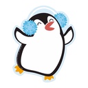 Winter Penguins Paper Cut-Outs Pack of 36