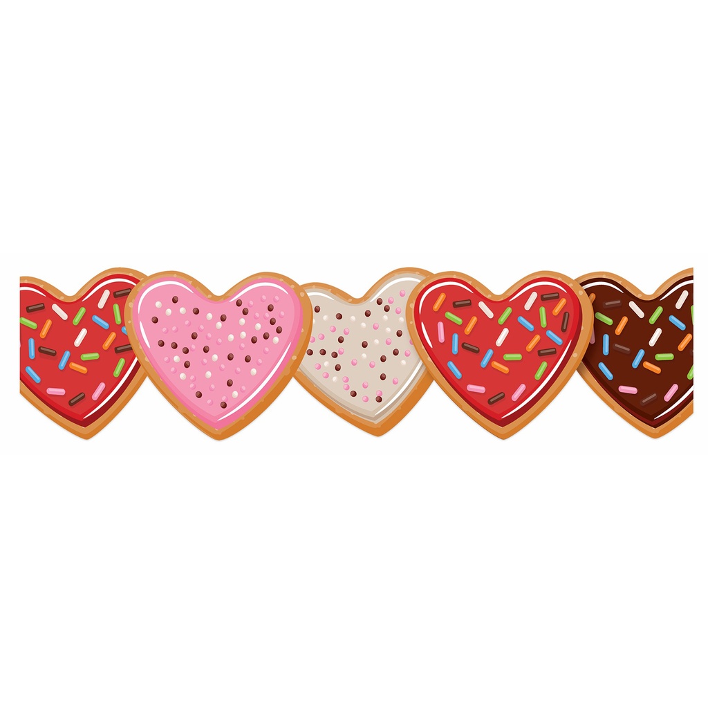 Heart Cookies Extra Wide Deco Trim® 37 Feet