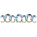 Winter Penguins Extra Wide Deco Trim® 37 Feet