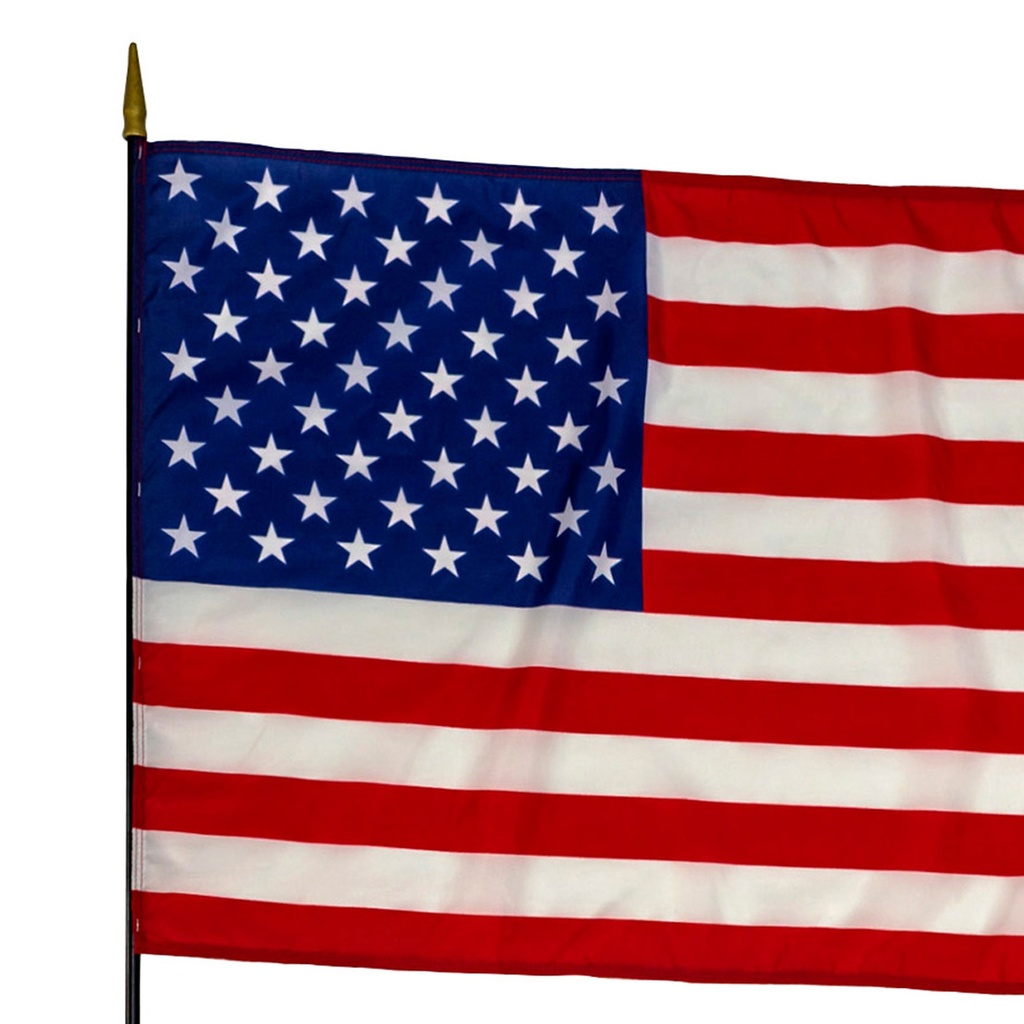 24" x 36" Nylon U.S. Classroom Flag Pack of 2