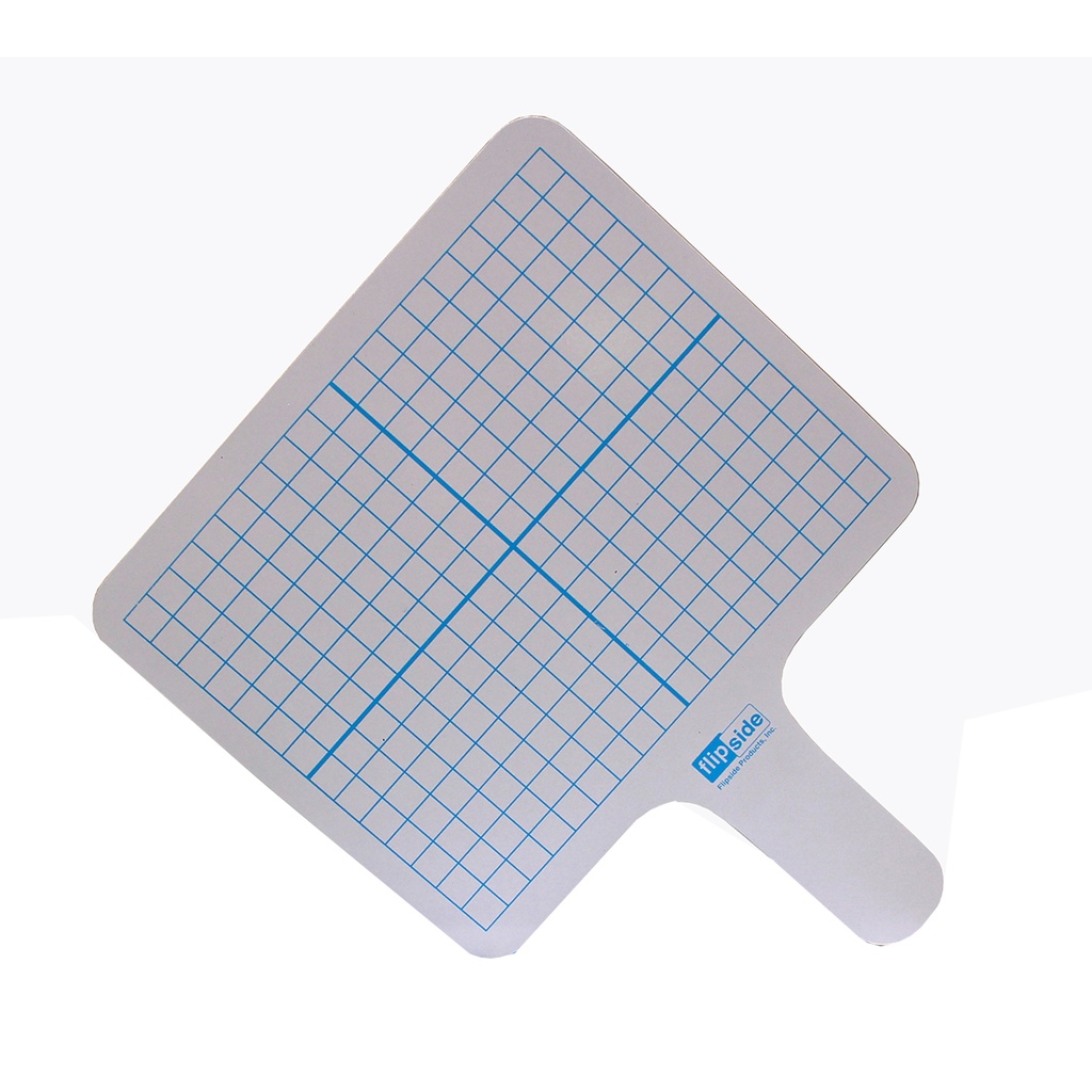 Rectangular Graph Dry Erase Answer Paddles Class Pack of 24