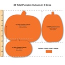 Fall Shapes Punch Out Paper Cutouts 144 Pieces