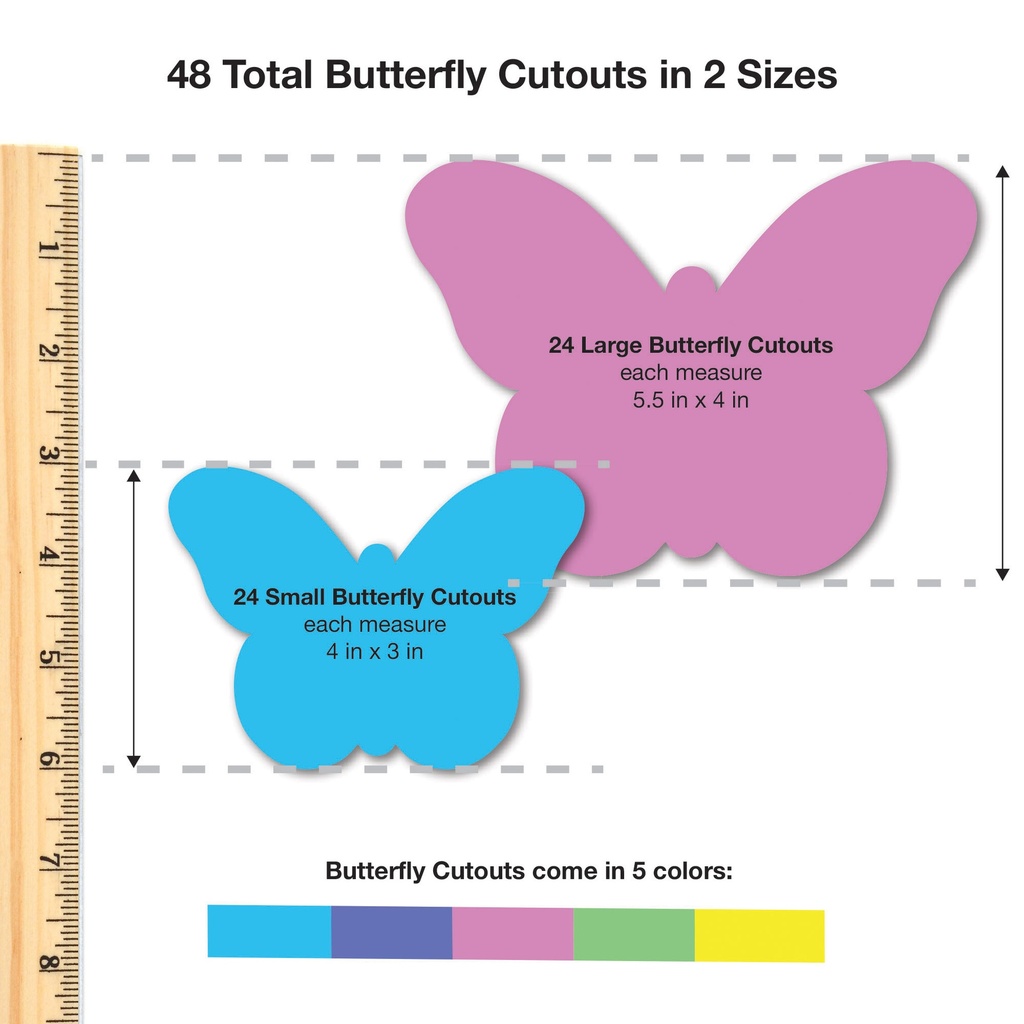 Spring Shapes Punch Out Paper Cutouts 240 Pieces