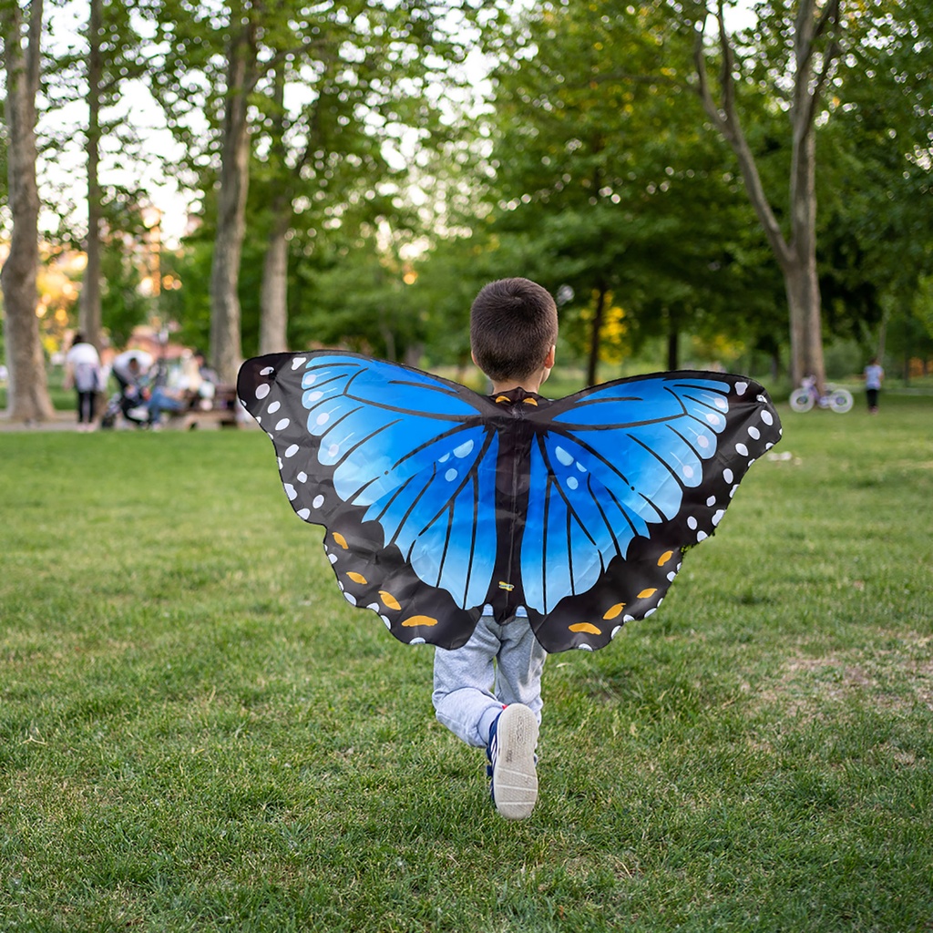 Blue Dress-Up Morpho Butterfly Wings