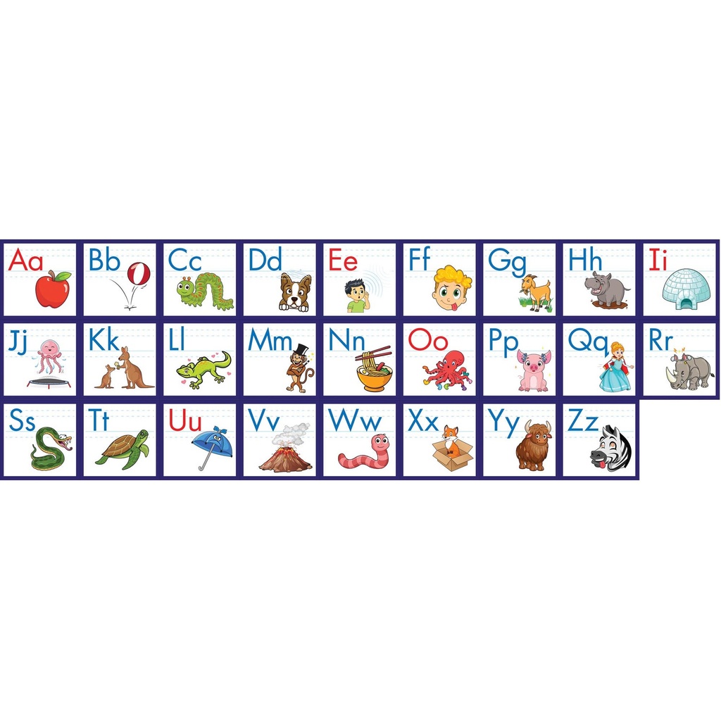 Rainbow Phonics Alphabet Poster