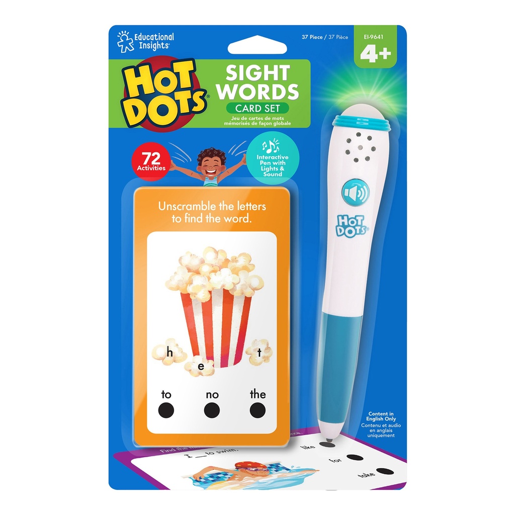 Hot Dots® Sight Word Card Set