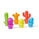 Colorful Cactus Counters Set of 72