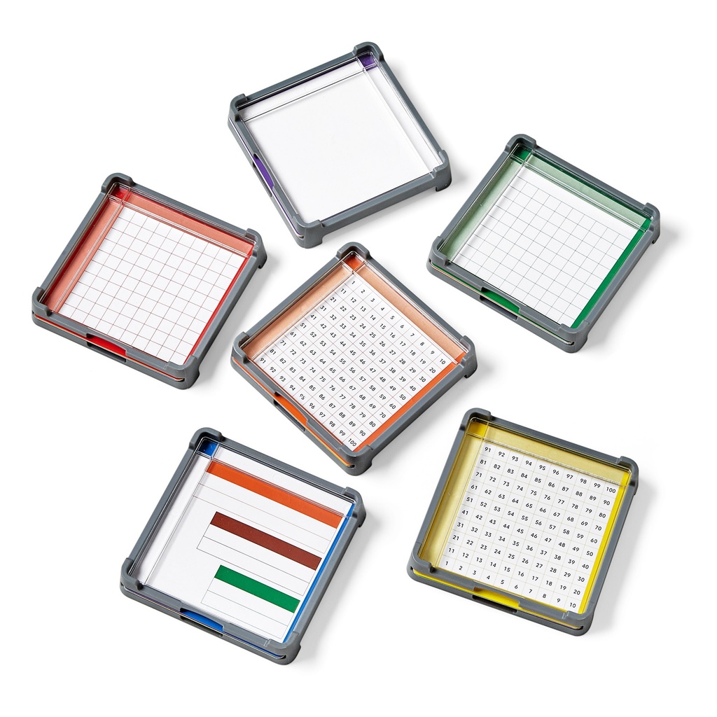 Cuisenaire® Rod Workspace Trays Set of 6