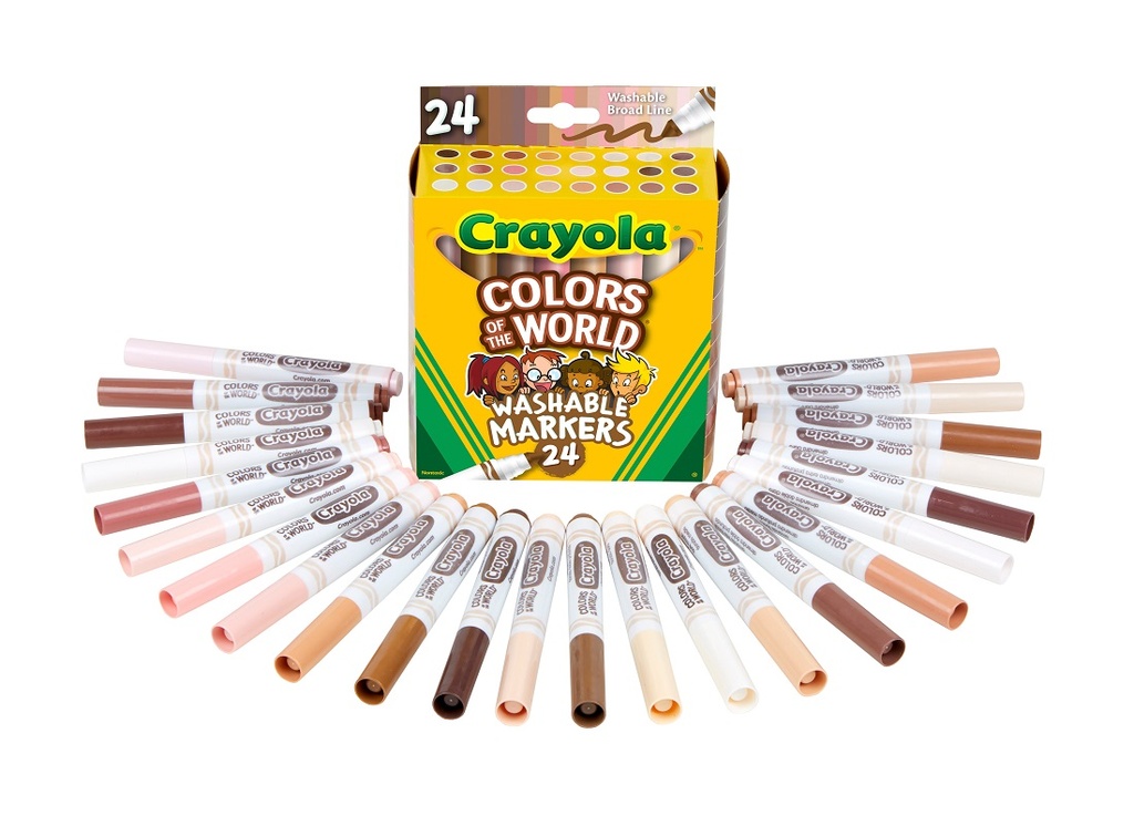 Crayola® Colors of the World Markers, 24 ct - Harris Teeter