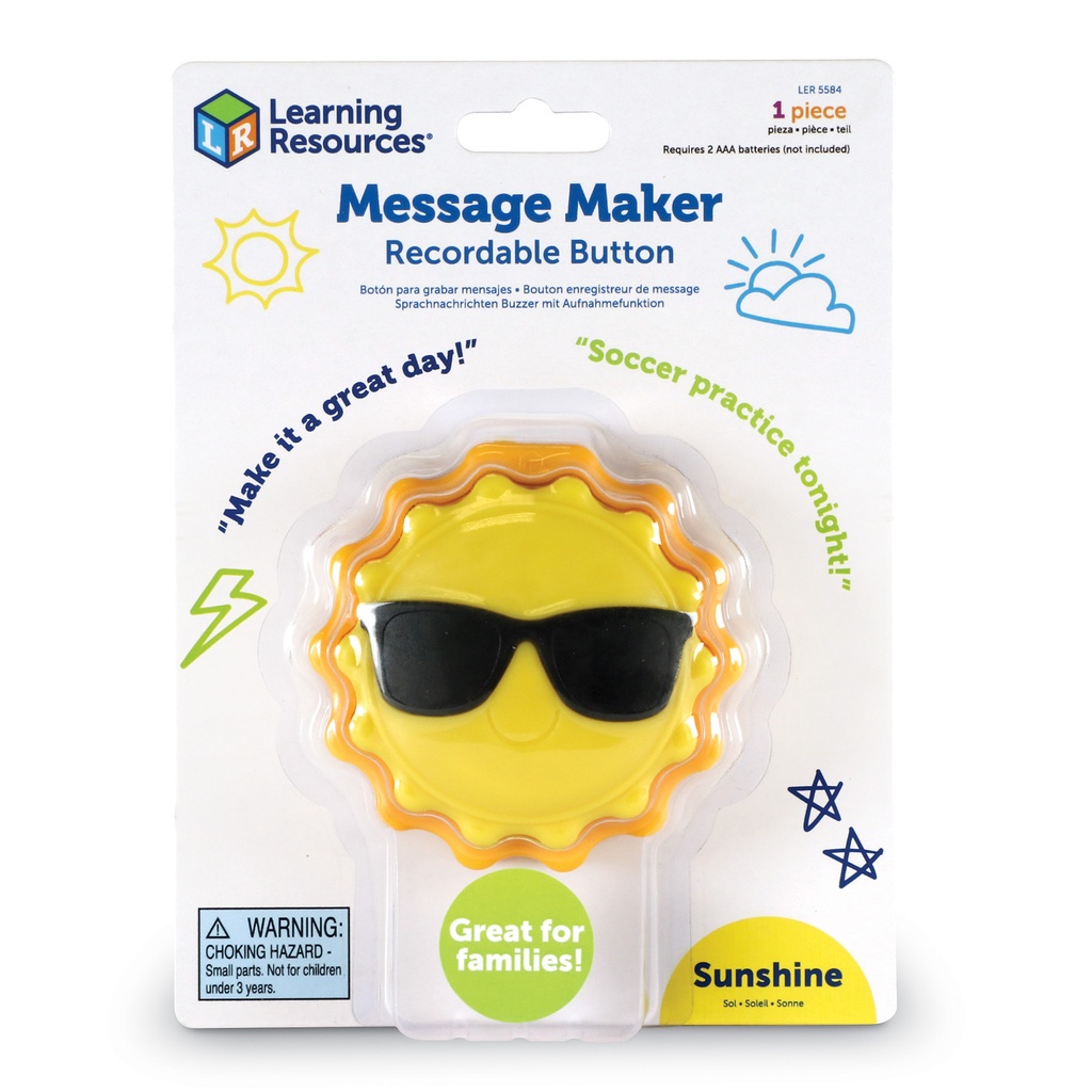 Message Recorder - Sun Pack of 3