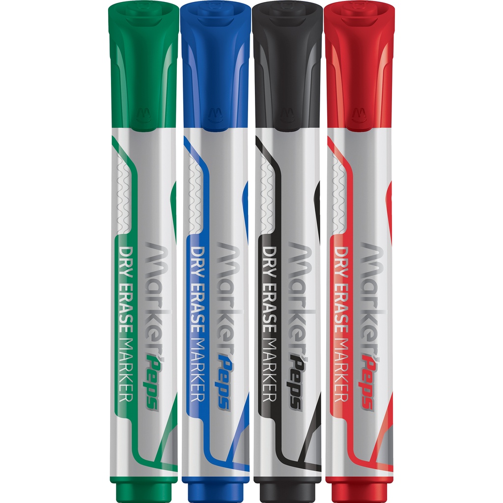 Marker'Peps Bullet Tip Dry Erase Jumbo Markers 24 count