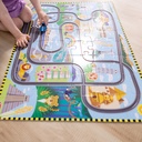 Race Track Floor Puzzle & Play Set