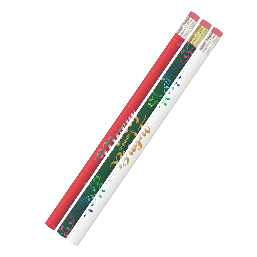 Merry & Bright Pencil Pack of 12