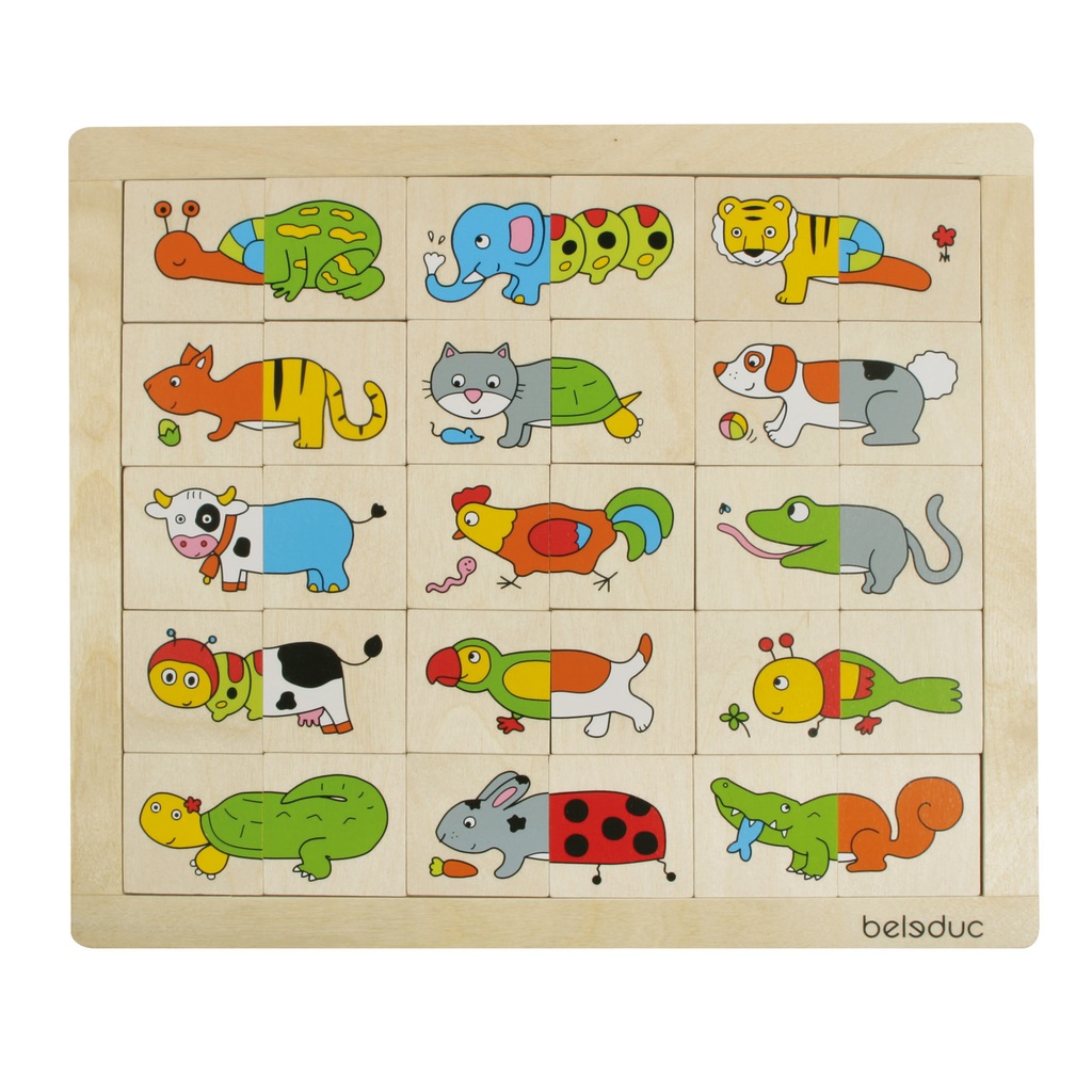 Match & Mix Animals Puzzle