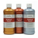 Metallic Acrylic 16 oz Paint Set of 5