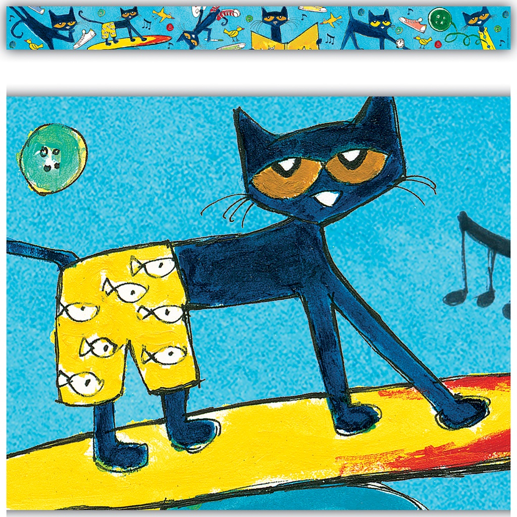 Pete the Cat® Straight Border Trim 35 Feet