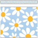 Daisies Straight Border Trim 35 Feet