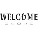 Black and White Welcome Bulletin Board Set