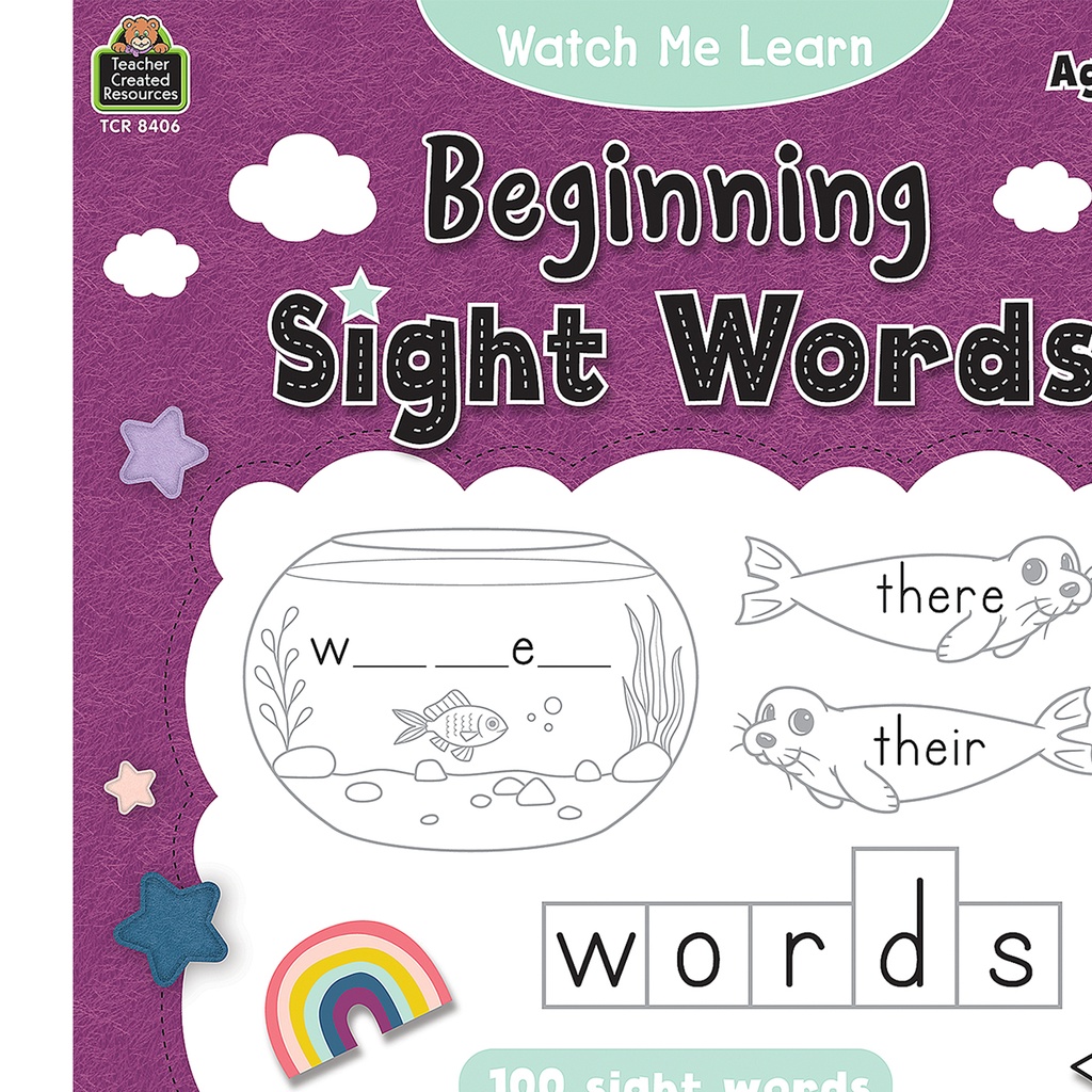 Watch Me Learn: Beginning Sight Words 1-100