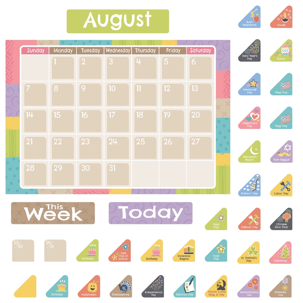 Good to Grow Calendar Bulletin Board Set