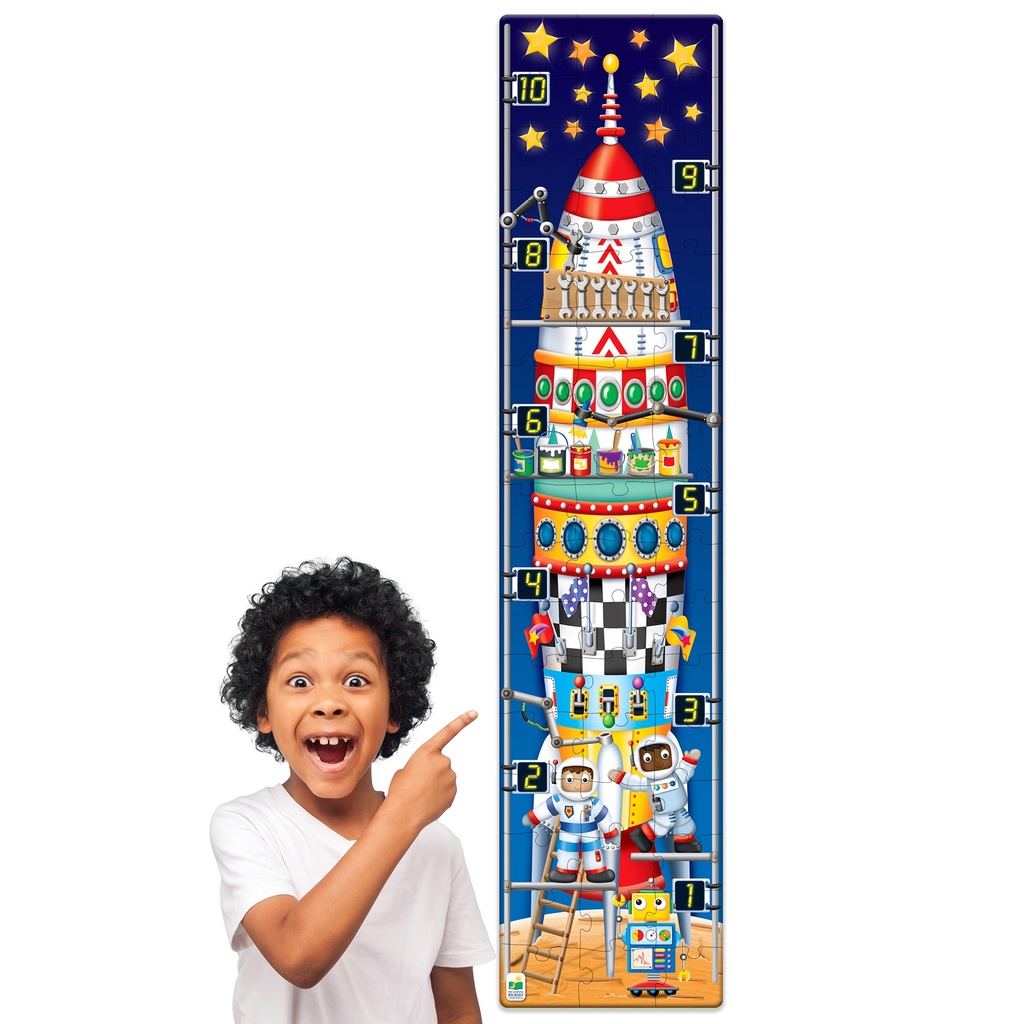 Long & Tall Puzzles - 123 Rocketship