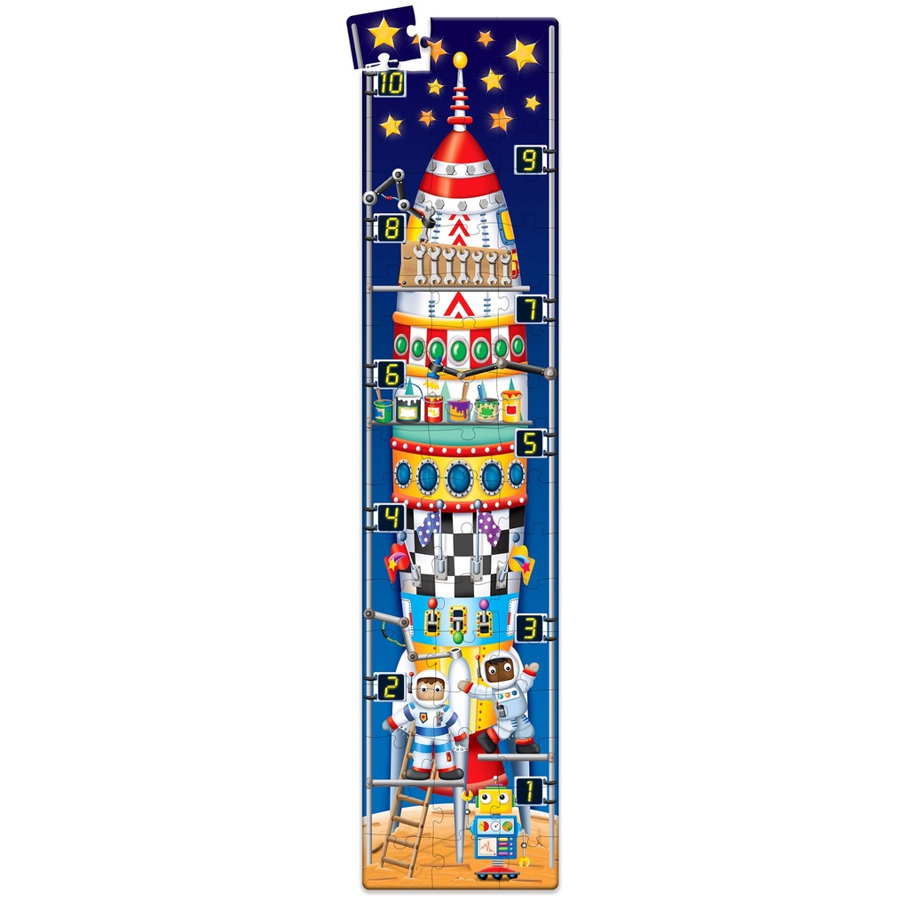 Long & Tall Puzzles - 123 Rocketship