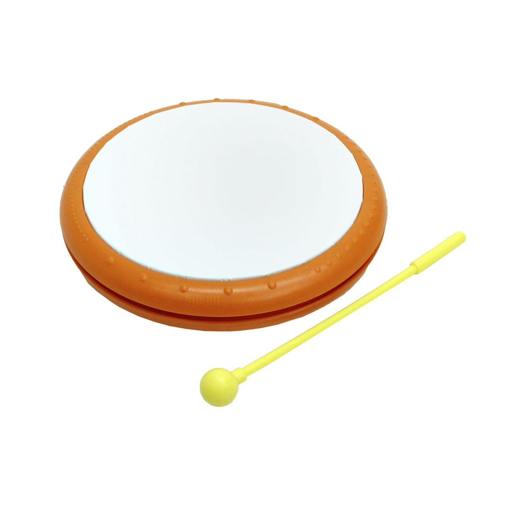 8" Plastic Frame Drum with Mallet