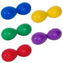 Double Egg Shakers Set of 5