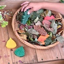 Leaves Sensory Play Stones Set of 12