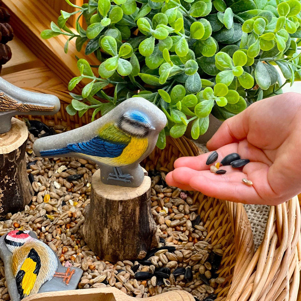 Birds Sensory Play Stones Set of 8