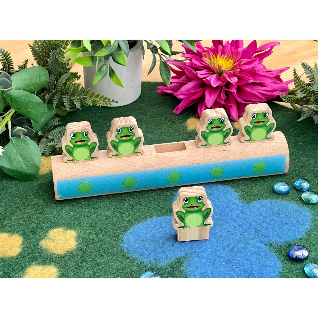 Five Frogs on a Log Number Line Tool