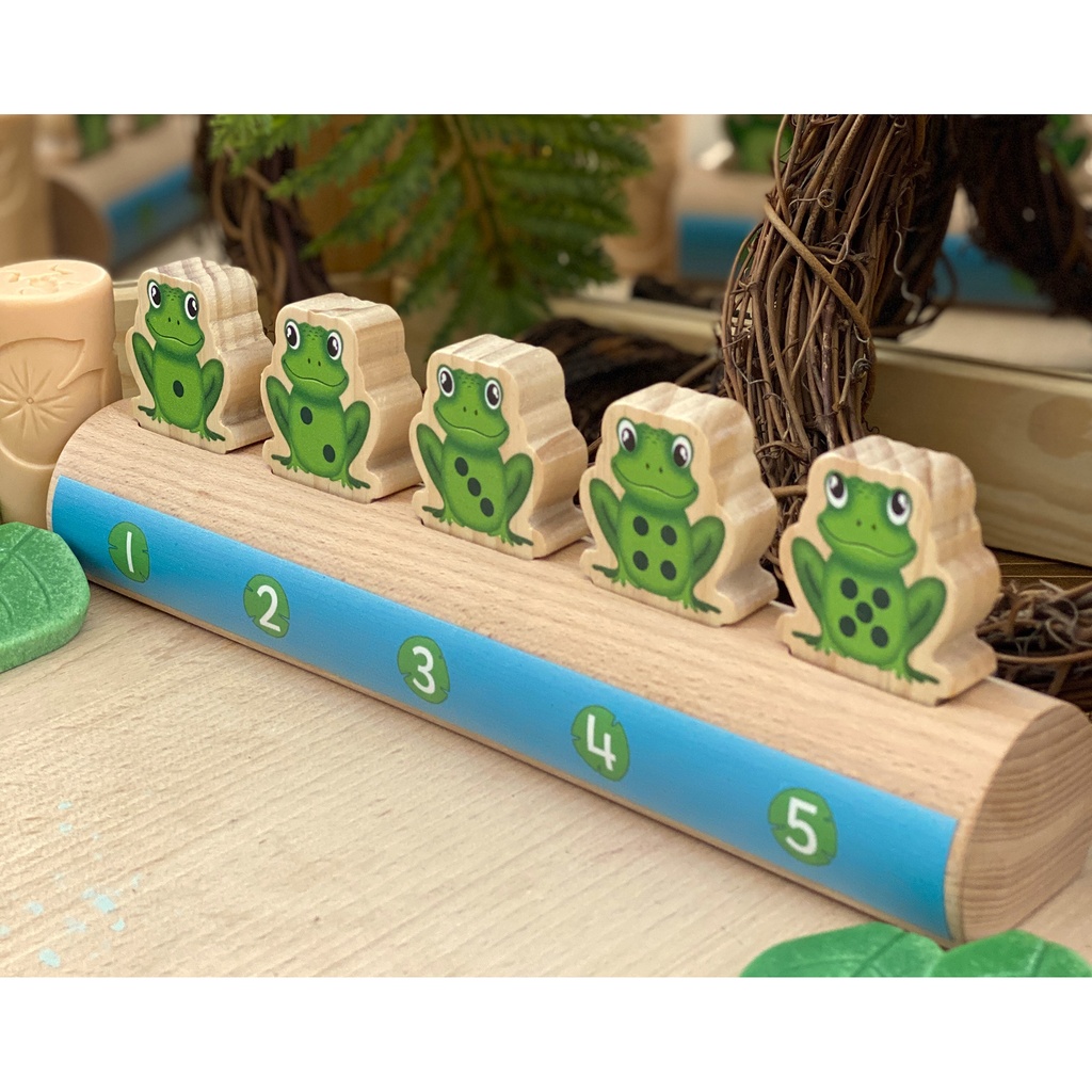 Five Frogs on a Log Number Line Tool