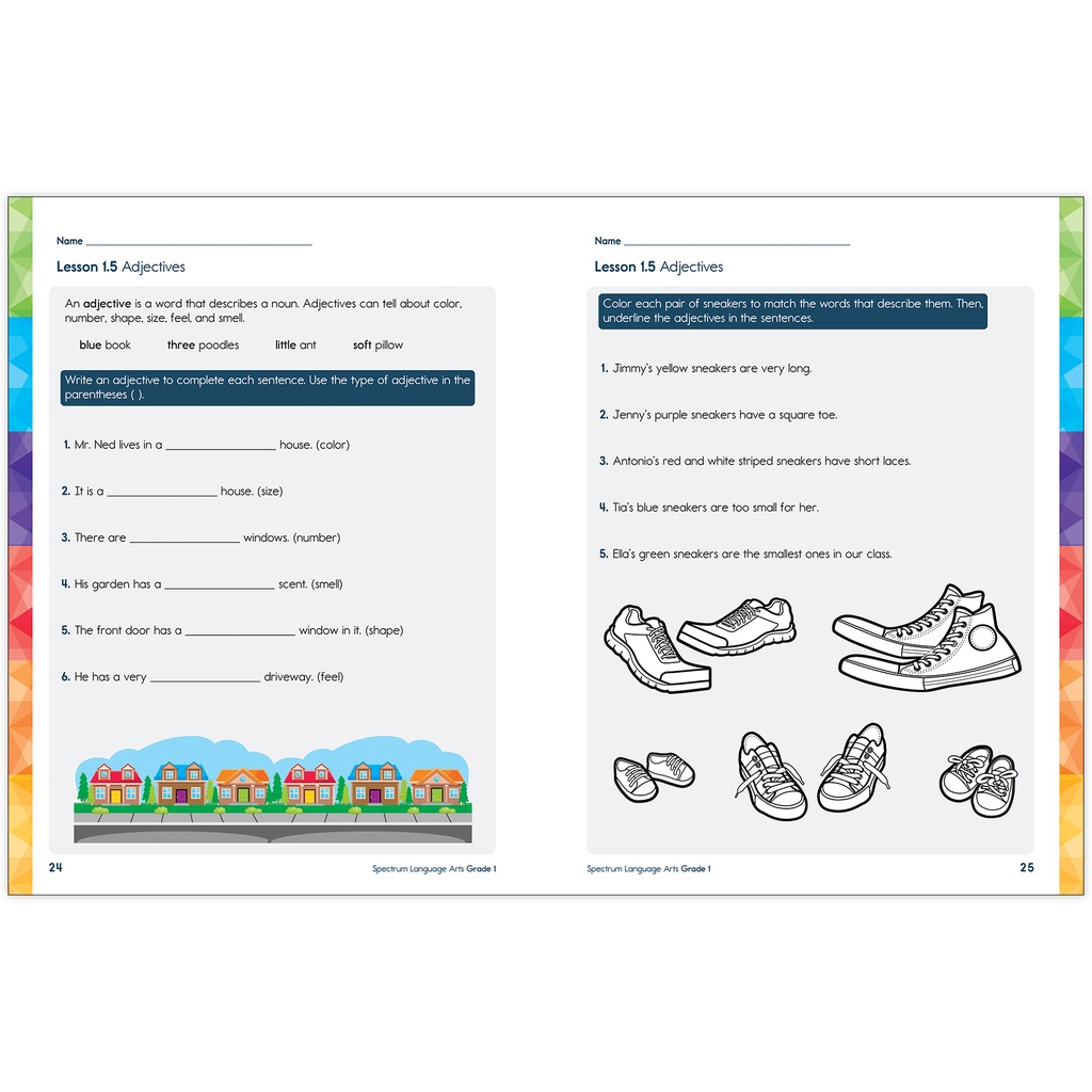 Spectrum Language Arts Workbook