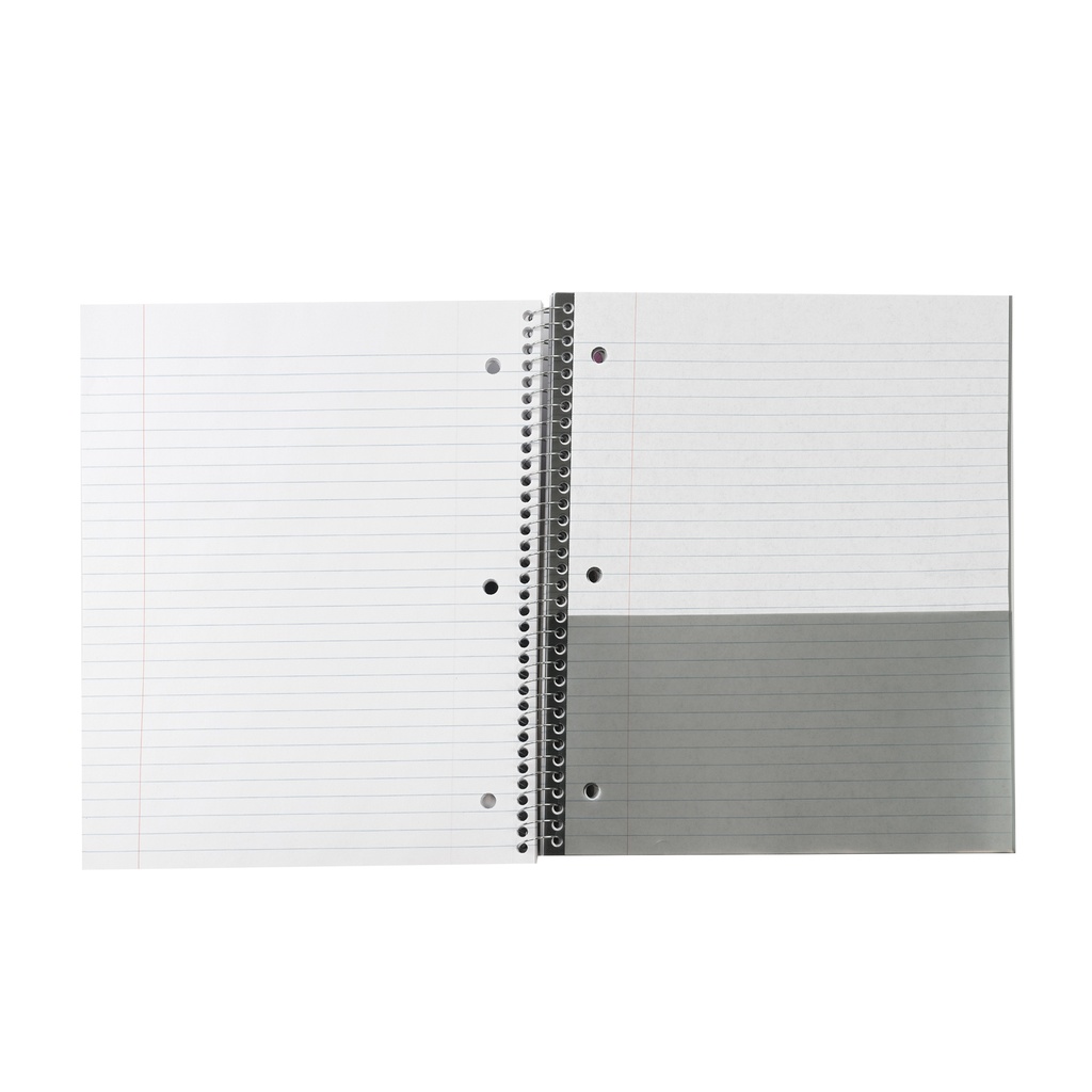 Assorted Wide Ruled 3-Subject Notebook 120 Sheets Pack of 3