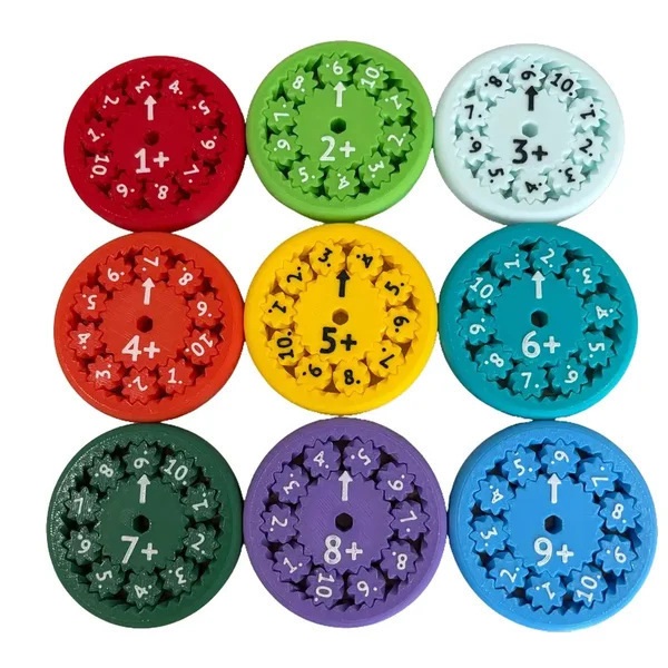 Addition Fact Fidget Spinners Set