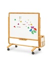 CWB1 Collaboration Whiteboard Premium Model with Slate Kit single landscape with small boards stored LR.jpg