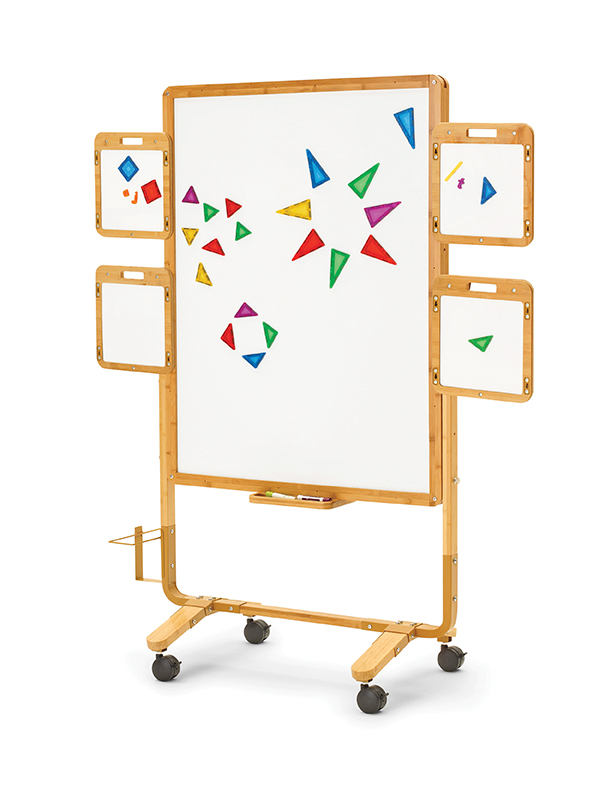 CWB1 Collaboration Whiteboard Premium Model with Slate Kit single portrait high position LR.jpg