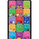 Smart Poly™, The Original Fun Mat™, Mat Runner, 15.5" x 47", Alphabet and Matching Pictures