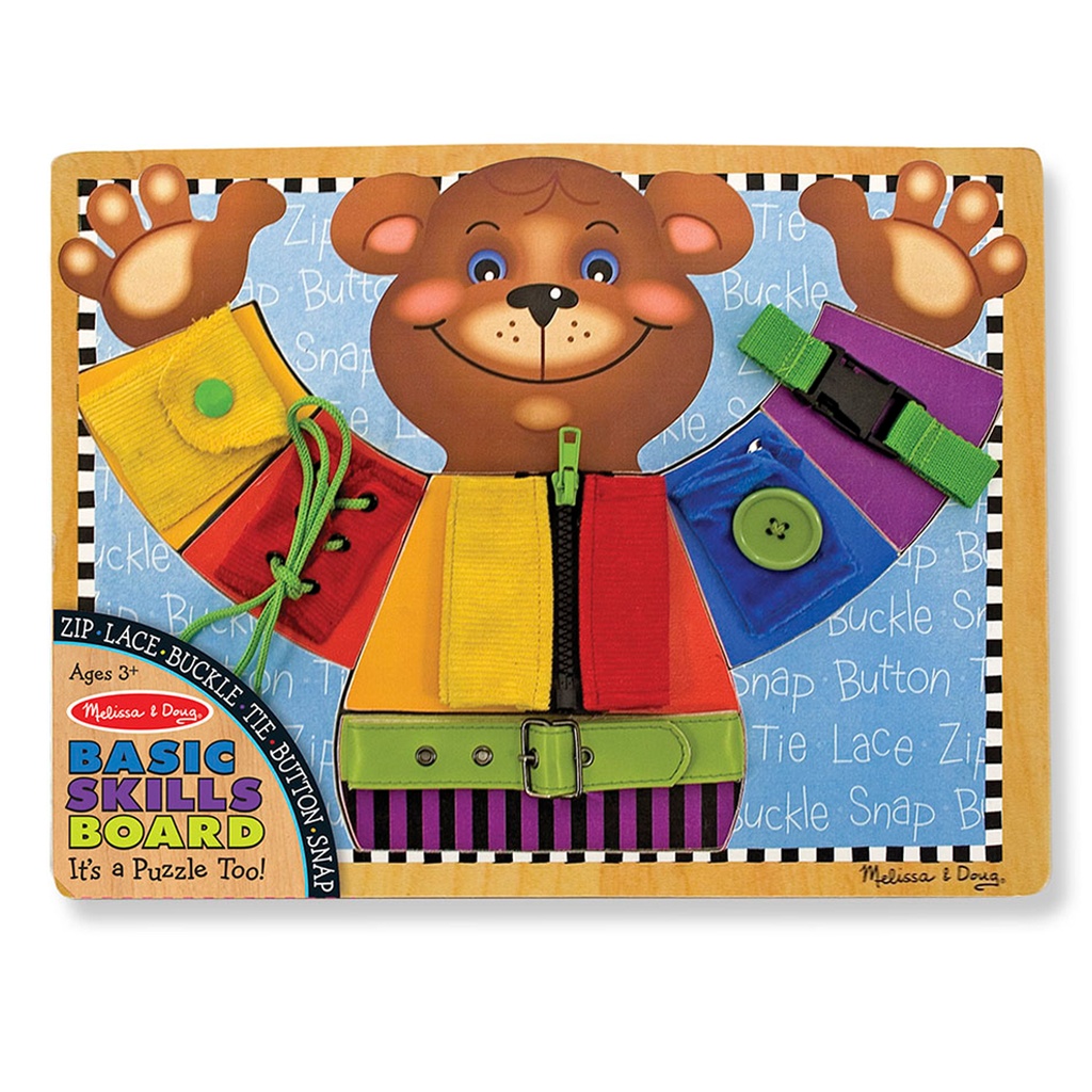 Basic Skills Wooden Learning Board