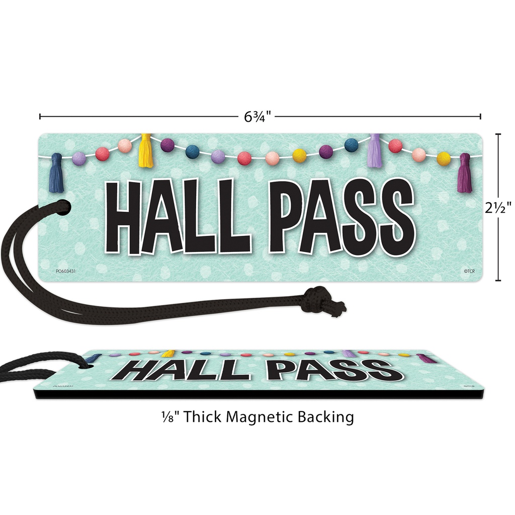 Oh Happy Day Magnetic Hall Pass