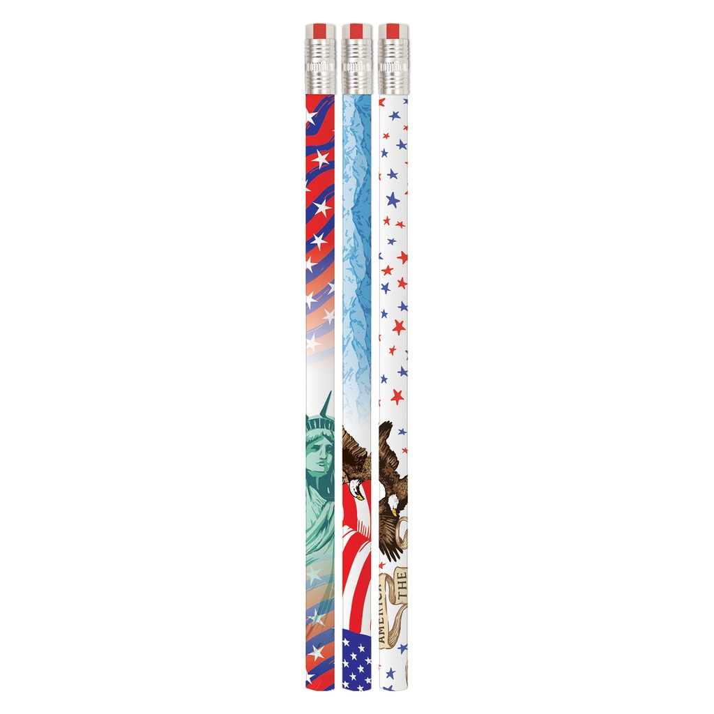 America The Beautiful Motivational Pencils, 12/pkg