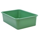 Eucalyptus Green Large Plastic Storage Bin, Pack of 3