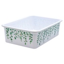 Eucalyptus Large Plastic Storage Bin, Pack of 3