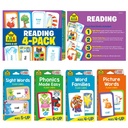 Reading Flash Card, 4-Pack