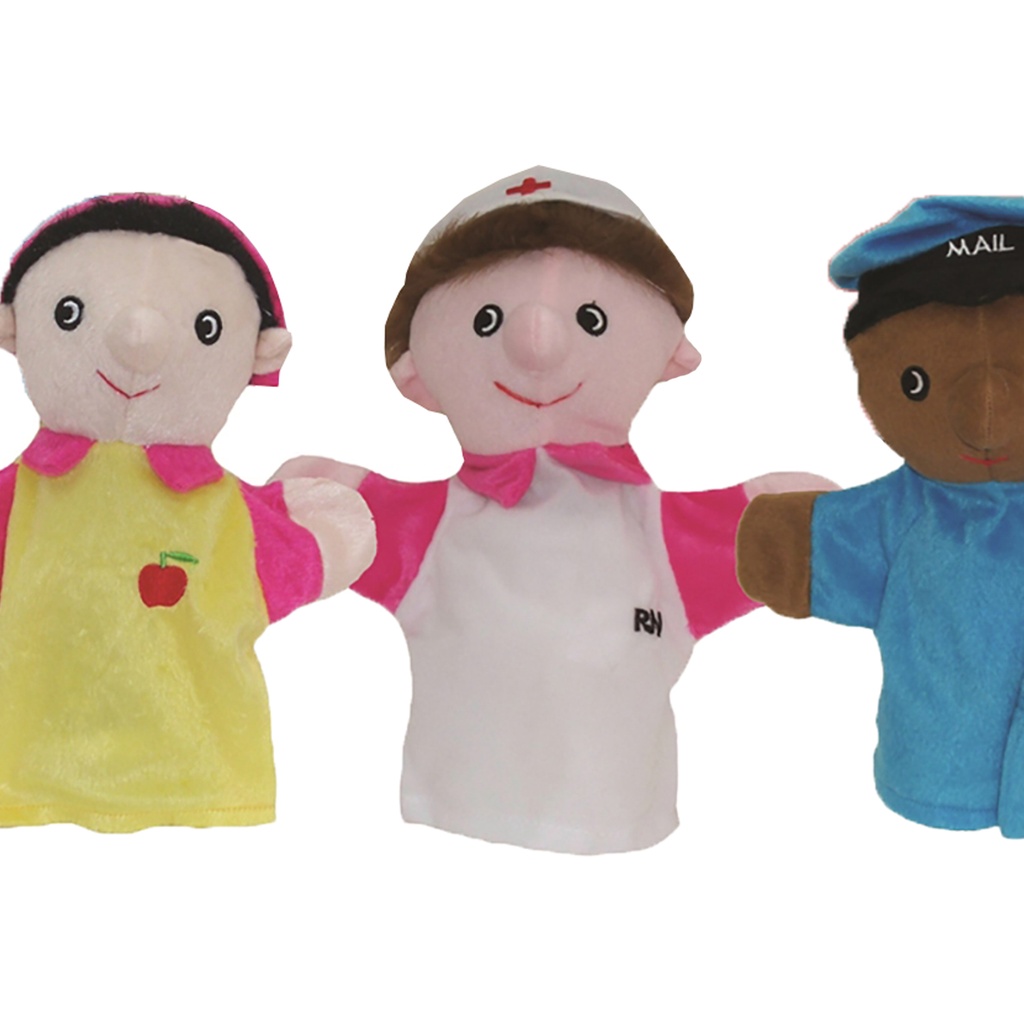 Community Helper Puppets, Set of 10