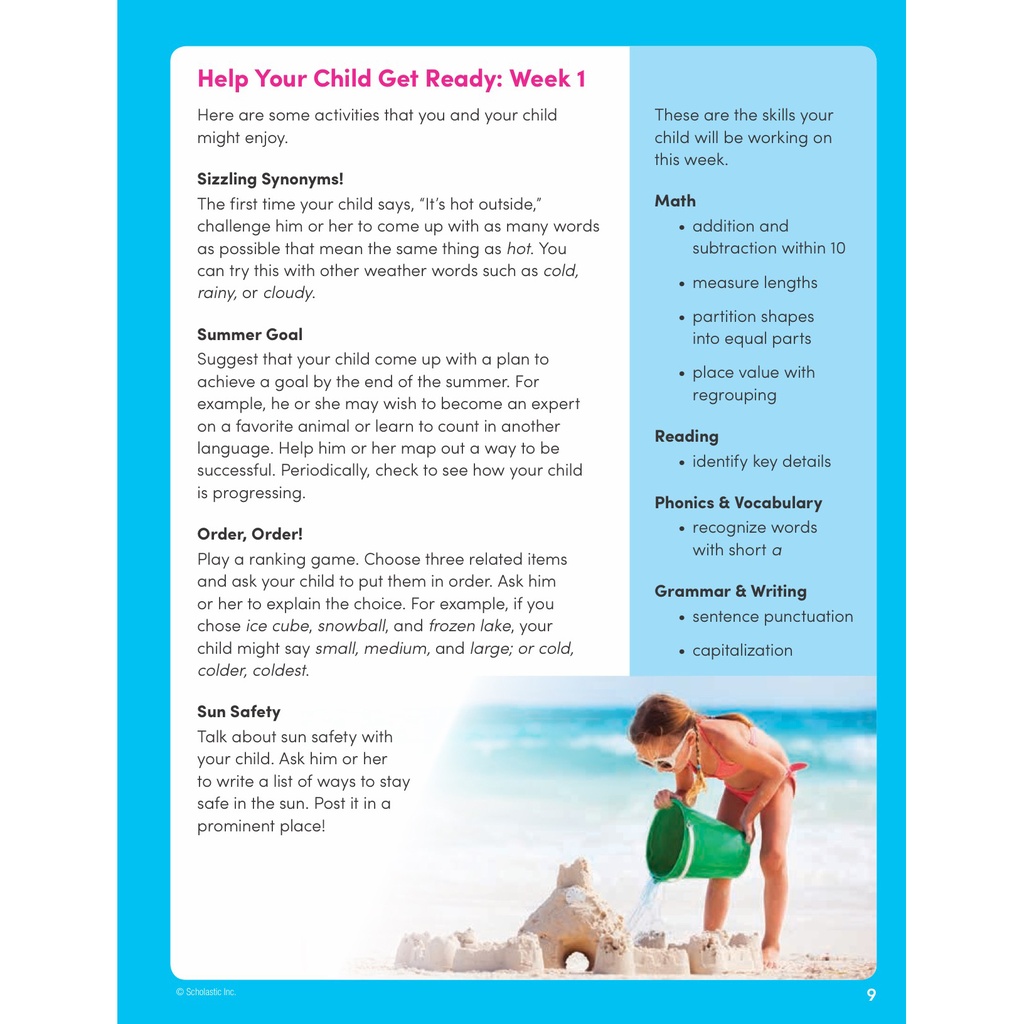 Weekly Reader: Summer Express Workbook, Between Grades 1 & 2