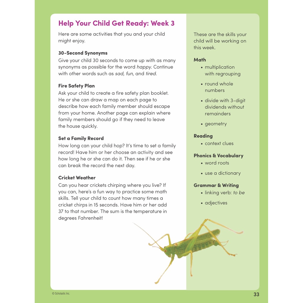 Weekly Reader: Summer Express Workbook, Between Grades 4 & 5